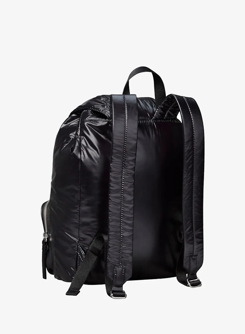 كالفن كلاين Metallic Nylon Flap Pocket Backpack